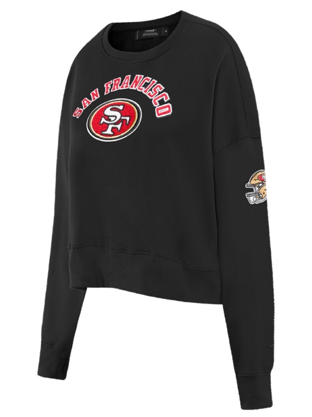 Pro Standard NFL Women’s San Francisco 49ers Classic Crop Crewneck Sweatshirt L